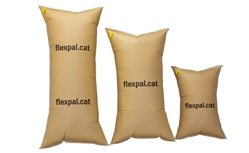 Variedad de airbags de papel kraft K2 y K4 para protección de carga — Flexpal