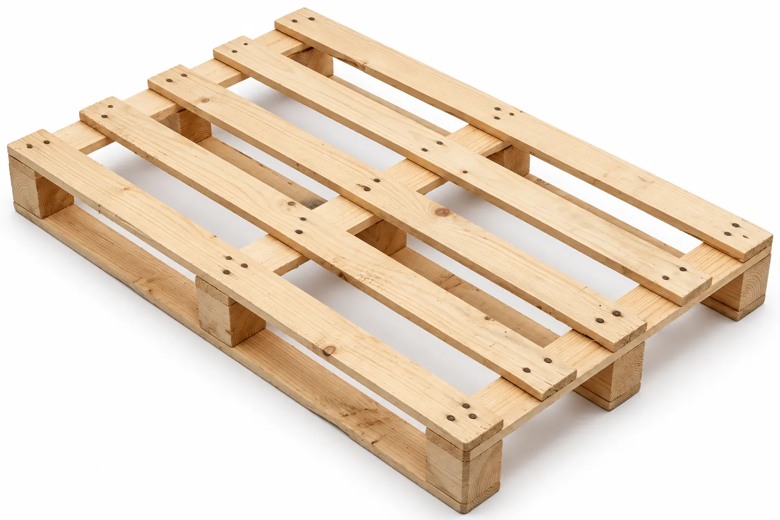 Palet de madera usado 1200 × 800 mm, modelo Fondo Perdido no homologado