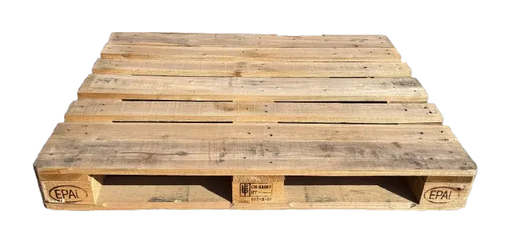 Palet americano semi 1000×1200mm resistente de segunda vida — Flexpal